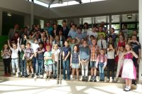 Gruppenfoto In Der Aula